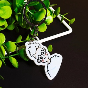 2024 mignon dessin animé acrylique porte-clés impression personnalisée Transparent <span class=keywords><strong>Anime</strong></span> acrylique breloques <span class=keywords><strong>Kawaii</strong></span> - Product Image 5