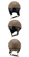 Casque de moto/scooter rétro en ABS pour hommes et femmes, léger, respirant, demi-casque pour trajets quotidiens, homologué DOT, à libération rapide