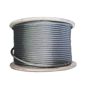 Большой ассортимент стальных тросов, производство Китай, 6x19+<span class=keywords><strong>FC</strong></span>, 7x19 IWRC, 10 мм, 12 мм, оцинкованный стальной канат. - Product Image 4