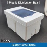 Boîtier de distribution MCB industriel monté en extérieur, étanche IP65, en plastique, marque Ruipein, origine CN ZHE, sans prises, sans tension nominale