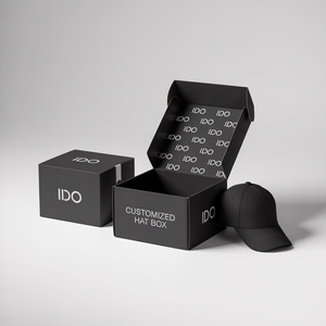 Hot xu hướng tùy chỉnh Mũ bóng chày bao bì hộp cap hat hộp giấy bao bì trang trí cao bồi cap quần áo sóng Hộp quà tặng - Product Image 1