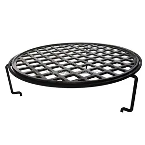 Cast Iron Round wood burning garden patio BBQ cooking grill grate