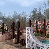 Sculpture d'animal en acier Corten sur mesure pour projets de jardins et de parcs – Installation artistique moderne en acier patiné pour chiens – Direct Usine