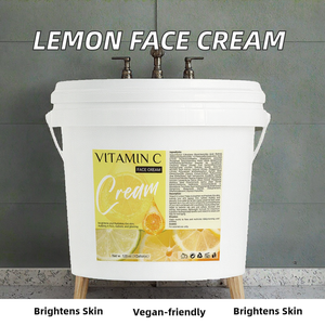 Organic Lemon <b>Cream</b> Vegan Facial <b>Cream</b> Gallon Hyaluronic Acid Whitening Brightening Anti-Aging Features for Adults - Product Image 2
