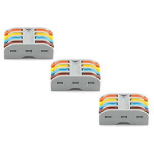 4p for PCT <b>Soft</b> Hard Quick Connect <b>Wire</b> Joint Terminal Block Building Quick Connect 4PIN Connector for Power Parallel Connecting - Product Image 4