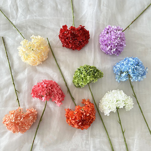 Usine de fleurs artificielles Meiyu Craft, fleurs d'hortensia en soie pour mariage, décoration intérieure, accessoires de photographie - Product Image 3