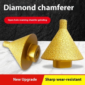 Kim cương đảo ngược chủ đề chamfering khoan lổ qua biên giới cho thủy tinh gốm gạch đá tấm đá cẩm thạch đá khô khoan đấm - Product Image 5