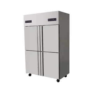 China Alibaba Supplier Factory Price 4 door stainless steel refrigerator commercial