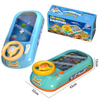 Jeu de Simulation Interactif Éducatif pour Enfants : Aventure de Course Automobile avec Volant Sonore pour Enfants