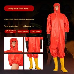 Combinaison de sécurité confortable à fermeture intégrale, légère en coton, anti-âge, anti-coupure, résistante aux acides et aux alcalis, tenue de travail - Product Image 3