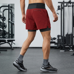 Nouveaux shorts de course pour hommes, séchage rapide, sportifs, pour marathon, course, plage, avec poches, respirants, couleurs et logo personnalisables - Product Image 5
