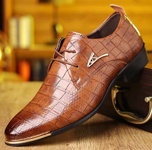 Zapatos Oxford de Vestir para Hombre, de Cuero Genuino, Punta Cerrada, Sin Cordones, Impermeables, Antideslizantes, Ligeros, Color Marrón Evergreen, para Oficina y Carrera Profesional - Product Image 3