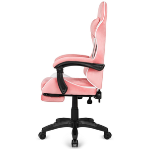 <strong>UK</strong> Premium Racer <strong>Cheap</strong> Sporty <strong>Office</strong> Computer <strong>Chair</strong> Stylish Diamond Stitching Pro Pink White Swivel Gaming <strong>Chair</strong> with Footrest - Product Image 4