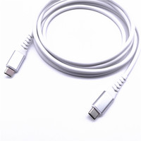 Cable HL HL21-C22 USB Tipo-C Macho a Macho con Blindaje Trenzado, Carga Rápida de 5A, Conductor de Cobre Puro, Revestimiento de PVC para Teléfonos Móviles