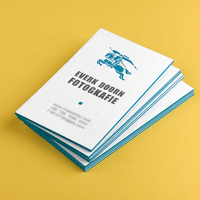 Biglietti da Visita Premium Personalizzati in Carta Cotone Goffrata Stampa Tipografica di Alta Qualità Biglietti Professionali in Carta Cotone