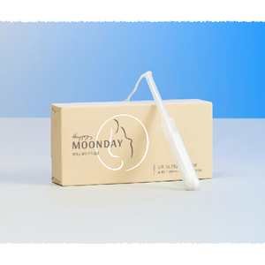 Tampón Ultra Suave Happy Moonday con Aplicador Ligero Orgánico y Núcleo de Algodón Orgánico Suave para un Flujo Ligero y Cómodo Uso Femenino - Product Image 5