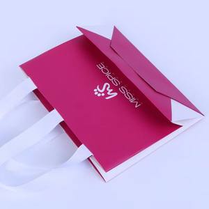 ถุงช้อ<span class=keywords><strong>ป</strong></span><span class=keywords><strong>ป</strong></span>ิ้งกระดาษคราฟท์สีโรสโกลด์สุดหรู เป็นมิตรกับสิ่งแวดล้อม กันน้ำ ทนทาน พิมพ์โลโก้และริบบิ้นตามสั่ง สำหรับธุรกิจขนาดเล็กขายเครื่อง<span class=keywords><strong>ป</strong></span>ระดับ - Product Image 4