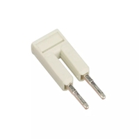 2 unidades de cable de puente 2001-402 para la serie 2001, aislado, de 2 vías, gris claro, nuevo