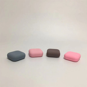 Fast Delivery New Design Cosmetic Empty Packaging Square Pink <strong>Powder</strong> <strong>Compact</strong> With Mirror - Product Image 6