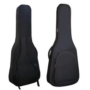 Waterproof Black Guitar Holder Strap Sling Carrying Bag 41 Inch Musical Instruments Oxford Electrical Guitar Bag