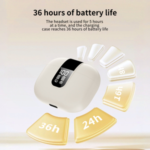 Écouteurs TWS 5.<span class=keywords><strong>4</strong></span> avec <span class=keywords><strong>4</strong></span> micros ENC, affichage LED - Product Image 4