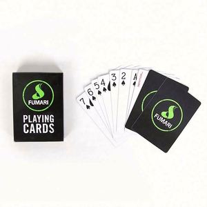 Cartas de Póker Negras Resistentes al Agua, Hechas de Papel Duradero, Regalo Creativo a Precio Competitivo para Jugadores de Póker - Product Image 3