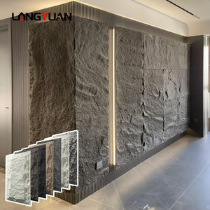 Vente en gros Revêtement mural en placage de <span class=keywords><strong>pierre</strong></span> artificielle imitation <span class=keywords><strong>pierre</strong></span> Panneau mural en faux champignon en PU - Product Image 1