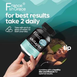 Nuevo Suplemento de Shilajit, 90 Cápsulas, Suplemento Dietético para la Salud de Mujeres y Hombres, Cápsulas de Extracto de Planta de Shilajit - Product Image 6