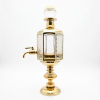 Bouteille de présentation en verre vide de 450 ml pour huile d'Attar et d'Oud, avec robinet, vente chaude directe usine