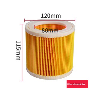 Filtre à poussière d'air de remplacement compatible avec le filtre HEPA à cartouche d'aspirateur Karchers a Series et <span class=keywords><strong>WD</strong></span> Series - Product Image 6
