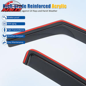 For Nissan Titan 04-15 Crew Cab In-Channel Side <b>Window</b> Deflector Rain Sun <b>Shade</b> - Product Image 4