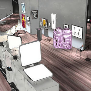 Miroir de poche compact double face pliable, miroir de maquillage de luxe double face électroplaqué, forme carrée, boîte personnalisée imprimée - Product Image 3