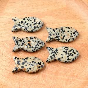 Liontin kristal Mini 20MM, kuarsa penyembuhan bentuk Chakra ikan terbuat dari perhiasan giok Premium - Product Image 4