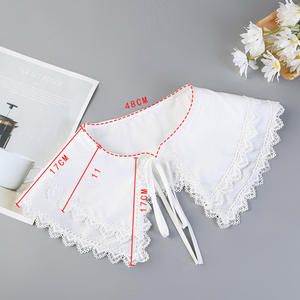 Accesorios de Ropa Multifuncionales para Decoración de Camisas, Cuello Blanco Desmontable, Bordado de Alta Calidad, Cuello de Encaje - Product Image 4