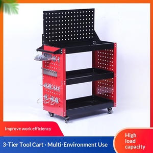 Three-Layer Mobile <b>Tool</b> Car Wholesale Multi-Functional Strong Load Maintenance Trolley Parts Car Auto Repair Hardware Turnover - Product Image 1