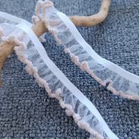 Bande de 2,0 cm en fibre de verre avec bordure en velours pour la décoration artisanale DIY, vêtements, sous-vêtements, bandeaux, accessoires, dentelle élastique
