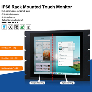 Layar Sentuh LCD Kapasitif Widescreen 17 Inci Terintegrasi, Tahan Air IP66, Monitor Rak Industri Kelas Industri - Product Image 6