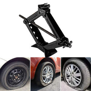 Mini elevador de carrocería de coche de alta resistencia con mango de trinquete, elevador de gato <span class=keywords><strong>inflable</strong></span> de 2 toneladas, Gato de tijera para coche, herramienta de elevación manual para gatos de coche - Product Image 2