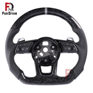 Volante de Fibra de Carbono Forjado Personalizado para <span class=keywords><strong>Audi</strong></span>, Usado para <span class=keywords><strong>Audi</strong></span> S6 C7 C7.5 8t C7.5 B9 Q3 Q5 <span class=keywords><strong>RS</strong></span> Q8 S7 S4 B8 Q8 S6 C7 C7.5 8T C7.5 - Product Image 3