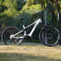 VTT électrique tout-terrain haut de gamme 27,5/29 pouces AL6061 Enduro à suspension intégrale, Bafang M430 RockShox35S M6100 12 vitesses