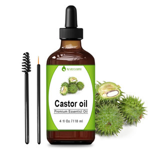 100% naturale puro organico olio di ricino spremuto a freddo di buona qualità olio vettore per la crescita dei capelli e la cura della pelle 1kg di massa OEM/ODM - Product Image 5