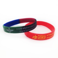 Individuelles Logo Silikon-Armband Geprägtes Gummi-Armband Werbegeschenk für Wohltätigkeitsveranstaltungen Schulklasse Souvenir Großhandel