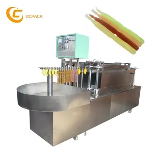 Automatic Rotate Small Plastic Tube Ice Pop Ice Lolly Fruit Juice Filling Sealing Machine