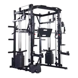 Nuevo estilo profesional GYM Club Equipment MND Fitness Multi Funcional Half Rack Power Rack Cage Smith Machine Power Rack - Product Image 3