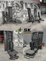 SK Ensemble complet d'équipement de musculation pour femmes, pour entraînement des fessiers et des jambes, incluant machine Hip Thrust, Extension de jambes, Curl et Kickback, pour centre de fitness, OEM