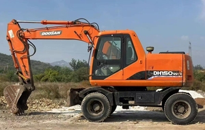 Excavadora de ruedas usada Doosan 150W DH150W DH150W-7 / Motor coreano de segunda mano Doosan DH 150 150W-7 Doosan150 - Product Image 3