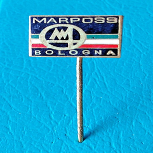 볼로냐 측정 기기 빈티지 핀 배지 1970s 브랜드 새로운 오리지널 스팟 plc - Product Image 1