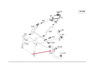 Manguera de refrigerante de radiador de piezas de motor automático para <span class=keywords><strong>mercedes</strong></span>-benz C180 E200 <span class=keywords><strong>C250</strong></span> E250 OEM A2045019682 A2045018282 - Product Image 6
