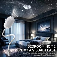 Lámpara de Proyección Nocturna 3D Romántica con Diseño de Cielo Estrellado y Océano, Lámpara Proyectora LED de Cielo Estrellado Cósmico para el Hogar, Éxito de Ventas Navideño