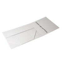 Vente en gros Logo personnalisé imprimé chapeau recyclé bougie vêtements blanc petit papier pliant boîtes d'expédition de courrier